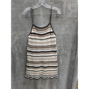 American Eagle Dress Juniors Small Crochet Knit Y2K Festival Coachella‎